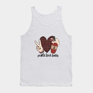 Peace. Love. Latte Tank Top